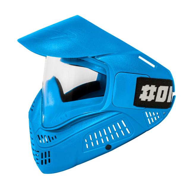 Paintball Mask # ONE Blue Single Lens  Free 2/4 Day Shipping.*